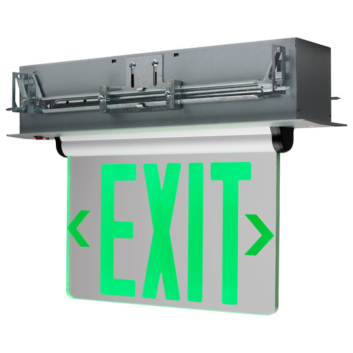 REC EL EXIT SIGN - SF GR CLR , Fixtures , SATCO, Exit Sign,Integrated,Integrated LED,LED,Lighting Products