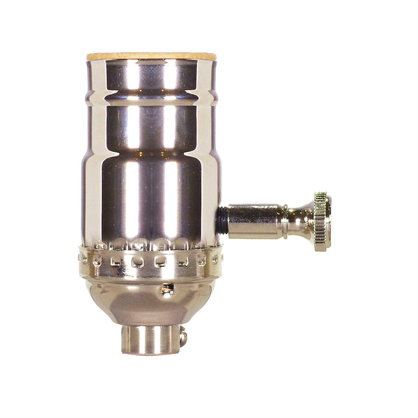SATCO 150W Full Range Turn Knob Dimmer Socket - 1/8 IPS - 3 Piece ...