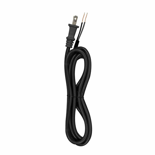 8 FT 18/2 SPT-2 BLK RAYON 105 , Hardware , SATCO, Cords & Accessories,Wire