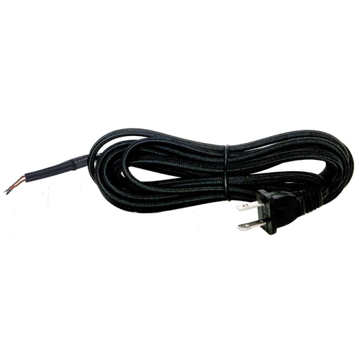 10 FT 18/2 SPT-2 BLK RAYON 105 , Hardware , SATCO, Cords & Accessories,Wire