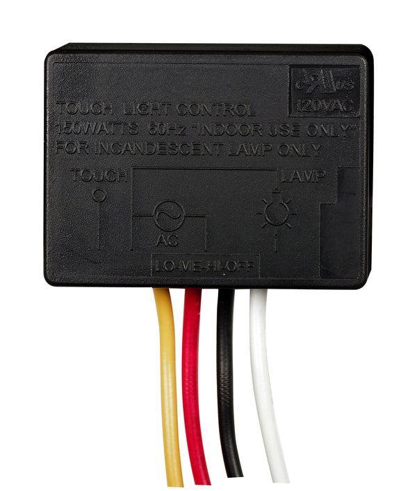 SATCO On-Off Touch Switch Plastic Outer Shell. Rated: 150W-120V Indoor ...