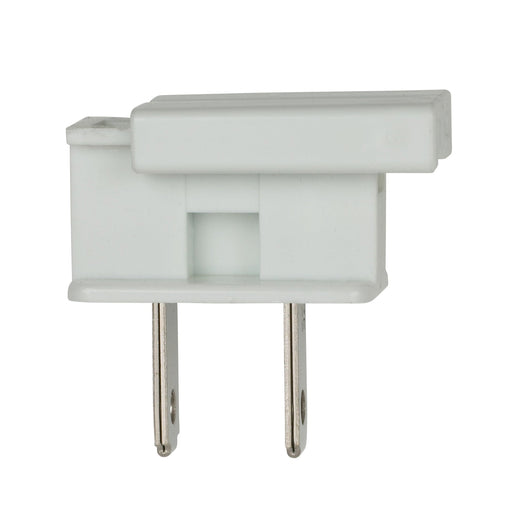 WHITE SLIDE ON PLUG FOR SPT-2 , Hardware , SATCO, Attachment Plugs,Switches & Accessories