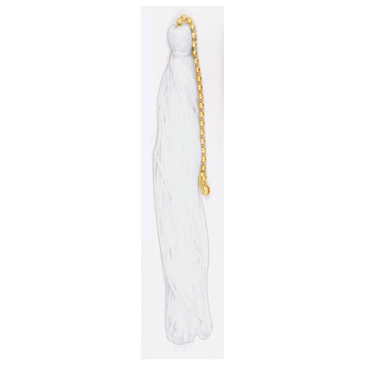 WHITE TASEL W/ BEADED CHAIN , Hardware , SATCO, Hardware & Lamp Parts,Lighting Accessories