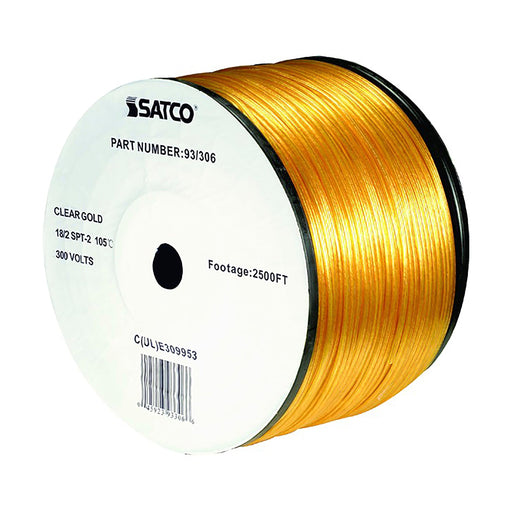 18/2 SPT-2 CL GOLD 2500 FT , Hardware , SATCO, Cords & Accessories,Wire