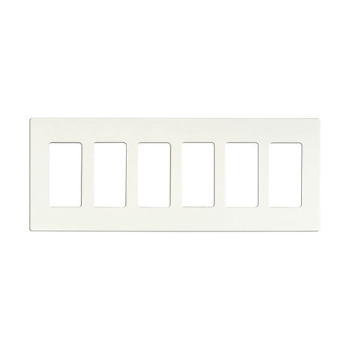 CLARO 6 GANG WALLPLATE WH , Hardware , SATCO, Switches & Accessories,Wall Plates