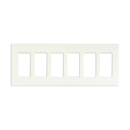 CLARO 6 GANG WALLPLATE WH , Hardware , SATCO, Switches & Accessories,Wall Plates