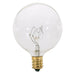 15W G16 1/2 2RD CAND CLR 130V , Lamps , SATCO, Candelabra,Clear,G16.5,Globe,Globe Light,Incandescent,Warm White