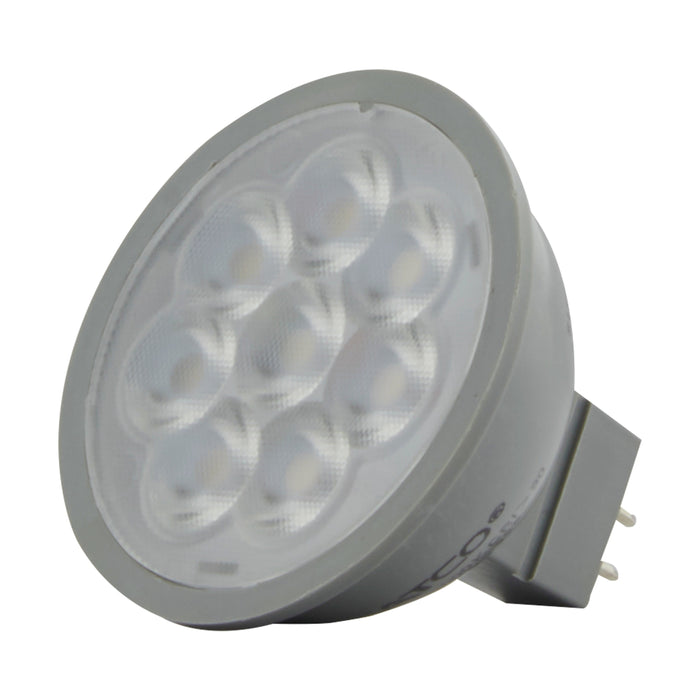 6MR16/LED/40'/830/24V AC/DC , Lamps , SATCO, Bi Pin GU5.3,Gray,LED,MR,MR LED,MR16,Warm White