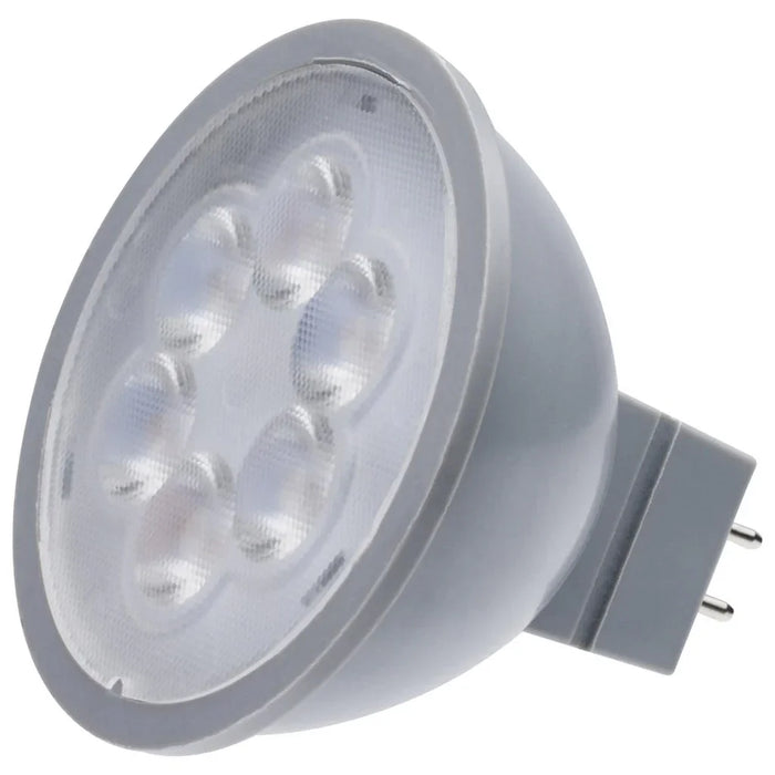 SATCO 4.5 Watt MR16 LED - Silver Finish - 3000K - GU5.3 Base - 360 ...