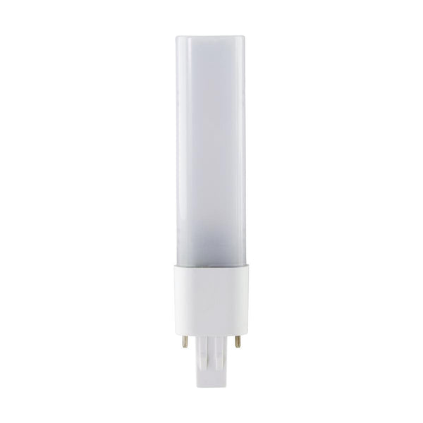 SATCO 5.5 Watt LED PL 2-PIN Dual Mode - 3000K - 500 Lumens - GX23 base ...