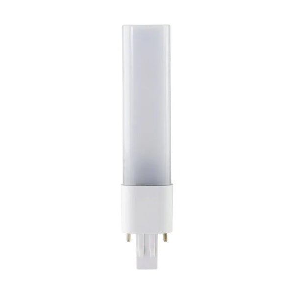SATCO 5.5 Watt LED PL 2-PIN Dual Mode - 3000K - 500 Lumens - GX23 base ...