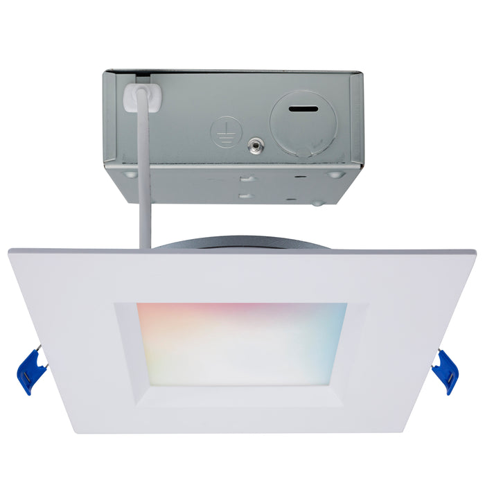12WLED/DW/6/RGBTW/SQ/RD/WH , Fixtures , Starfish, Direct Wire,Integrated,Integrated LED,LED,Recessed,Remote Driver LED Downlight