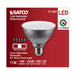 11PAR30SN/LED/5CCT/WFL/120V , Lamps , SATCO, LED,LED PAR,Medium,PAR,PAR30SN,Silver,Warm White to Natural Light