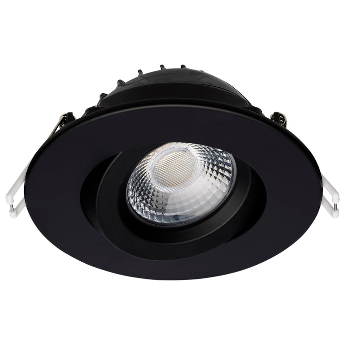 12W/DW/GBL/4/CCT/RND/RD/BK R1 , Fixtures , SATCO, Direct Wire,Integrated,LED,Recessed,Remote Driver LED Downlight