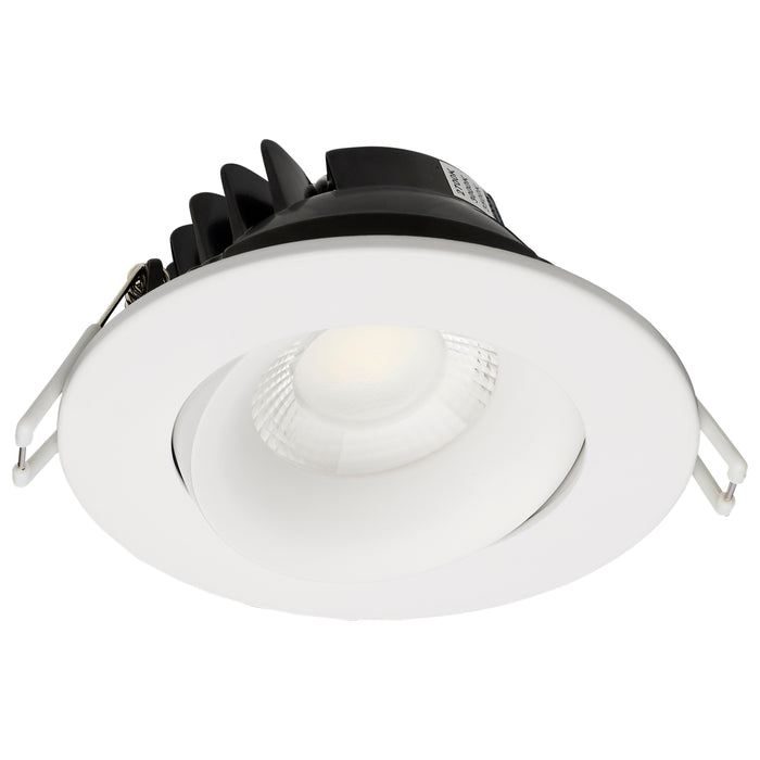 12W/DW/GBL/3.5/CCT/RND/RD/WH R1 , Fixtures , SATCO, Direct Wire,Integrated,LED,Recessed,Remote Driver LED Downlight