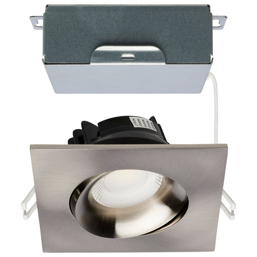 12W/DW/GBL/3.5/CCT/SQ/RD/BN R1 , Fixtures , SATCO, Direct Wire,Integrated,LED,Recessed,Remote Driver LED Downlight