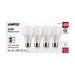 6A19/LED/3CCT/E26/120V/4PK , Lamps , SATCO, A19,LED,Medium,Type A,Warm White to Natural Light,White