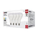 13BR40/LED/5CCT/E26/120V/4PK , Lamps , SATCO, BR & R LED,BR40,LED,Medium,Reflector,Warm White to Natural Light,White