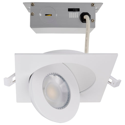 9WLED/GBL/4/CCT/SQ/WH , Fixtures , SATCO, Direct Wire,Integrated,Integrated LED,LED,Recessed,Remote Driver LED Downlight