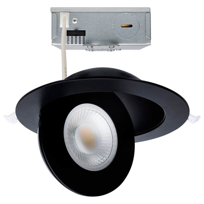 15WLED/GBL/6/CCT/RND/BLK , Fixtures , SATCO, Direct Wire,Integrated,Integrated LED,LED,Recessed,Remote Driver LED Downlight