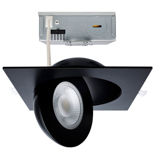 15WLED/GBL/6/CCT/SQ/BLK , Fixtures , SATCO, Direct Wire,Integrated,Integrated LED,LED,Recessed,Remote Driver LED Downlight