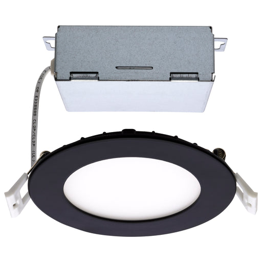 10WLED/DW/4/CCT-SEL/RND/RD/BK , Fixtures , SATCO, Direct Wire,Integrated,LED,Recessed,Remote Driver LED Downlight