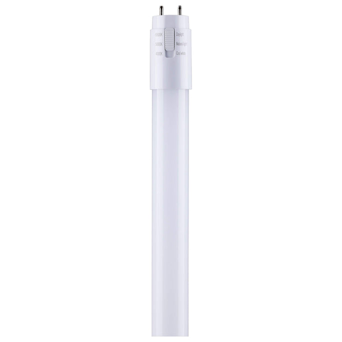 10T8/LED/48/840-850-865/DR/2PK , Lamps , SATCO, Cool White to Daylight,LED,LED T8,Linear,Medium Bi Pin,T8,White