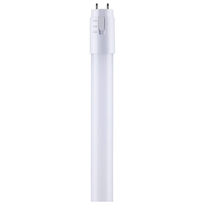 10T8/LED/48/830-835-840/DR , Lamps , SATCO, LED,LED T8,Linear,Medium Bi Pin,T8,Warm White to Neutral White,White