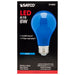 8A19/BLUE/LED/E26/120V , Lamps , SATCO, A19,Ceramic Blue,LED,Medium,Type A