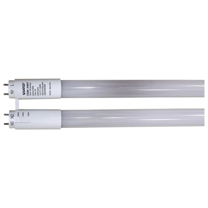 13T8/U1/LED/CCT/DUAL/SE-DE , Lamps , SATCO, LED,LED T8 U Bend,Medium Bi Pin,Neutral White to Natural Light,T8,U-Bend,White