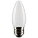 SATCO 4 Watt B11 LED - Frost - Medium base - 90 CRI - 3000K - 120 Volt S21288