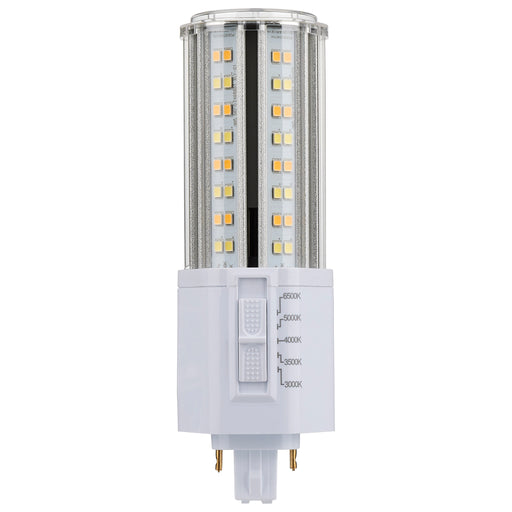 22W/PL/LED/HL/5CCT/G24 , Lamps , SATCO, G24d (2-Pin),LED,LED CFL Replacements Pin Based,PL,PL 2-Pin,Warm White to Natural Light,White
