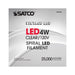 4BT56/LED/CL/E26/VINTAGE/120V , Lamps , SATCO, BT56,Clear,LED,LED Filament,Medium,Vintage
