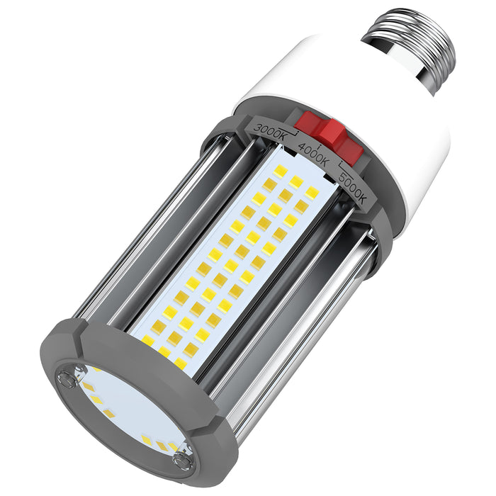 18W/LED/CCT/277-347V/E26 , Lamps , Hi-Pro, Corncob,HID Replacements,LED,Medium,Warm to Cool White,White