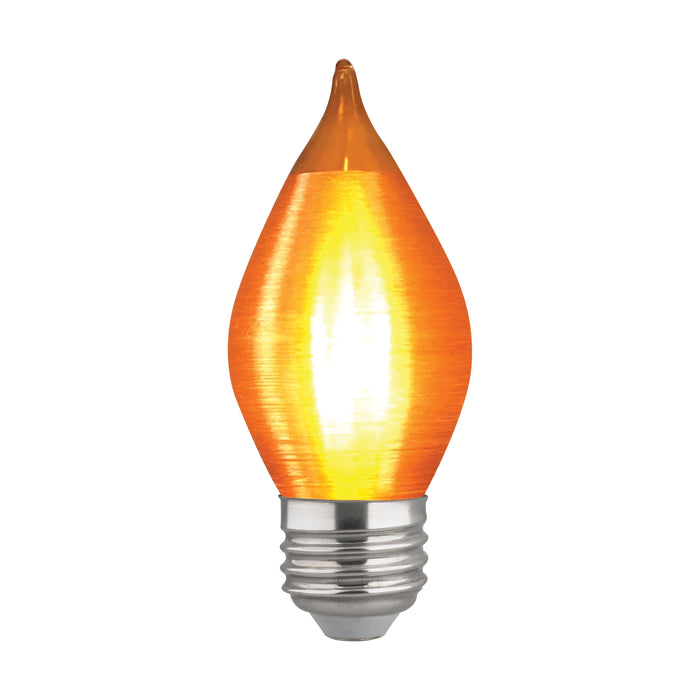 4C15/LED/A/E26/21K/120V , Lamps , SATCO, C15,Candle,LED,LED Filament,Medium,Spun Amber