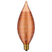 25W C-11 AMBER SATCO-ESC CAND , Lamps , SATCO, C11,Candelabra,Candle,Decorative Light,Incandescent,Spun Amber,Warm White