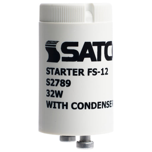 FS12 STARTER W/CONDENSOR , Hardware , SATCO, Ballasts,Starters