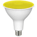 11.5PAR38/LED/90'/YELLOW , Lamps , SATCO, LED,LED PAR,Medium,PAR,PAR38,Yellow