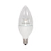 3.5CTC/LED/927/E12/120V , Lamps , SATCO, B11,Candelabra,Candle,Clear,Decorative LED,LED,Warm White