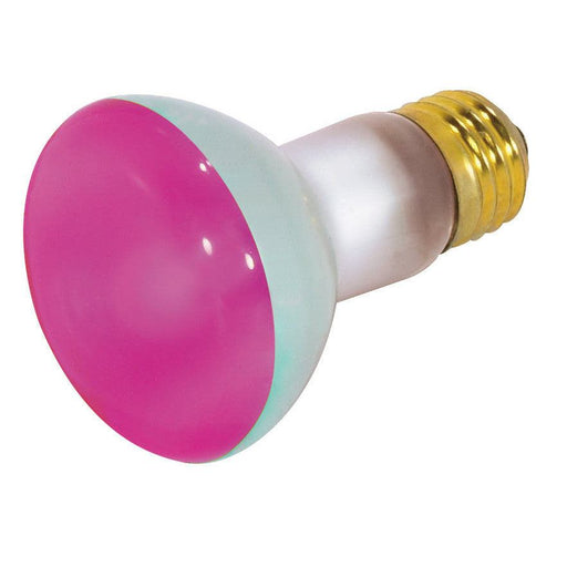 50R20 PINK STD BASE , Lamps , SATCO, Incandescent,Medium,Pink,R20,Reflector