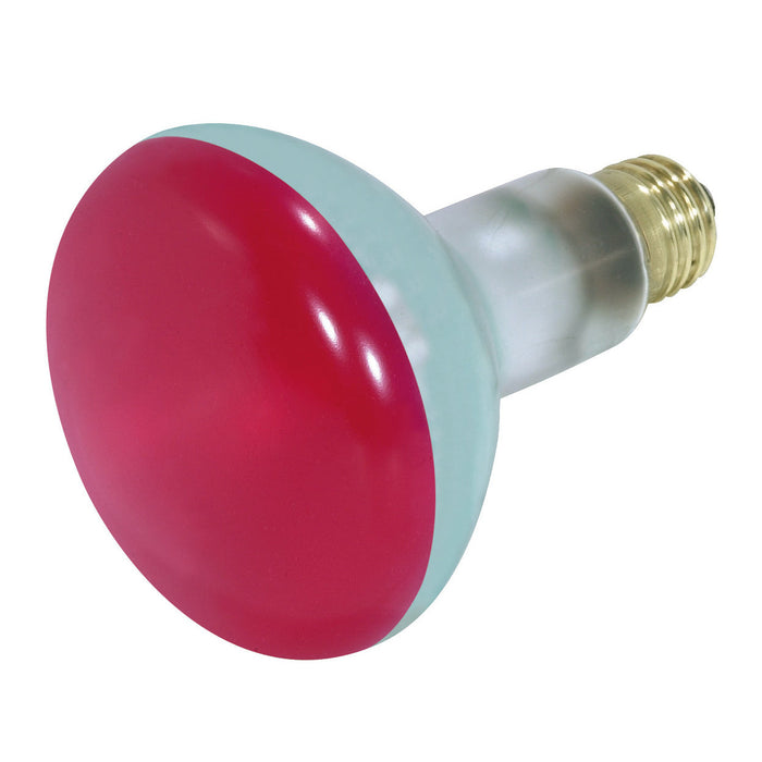 75W BR30 RED , Lamps , SATCO, BR30,Incandescent,Medium,Red,Reflector