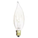 15W TT CAND CLR , Lamps , SATCO, CA8,Candelabra,Candle,Clear,Decorative Light,Incandescent,Warm White