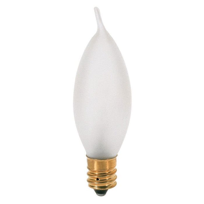 10W TT CAND FR , Lamps , SATCO, CA7,Candelabra,Candle,Decorative Light,Frost,Incandescent,Warm White