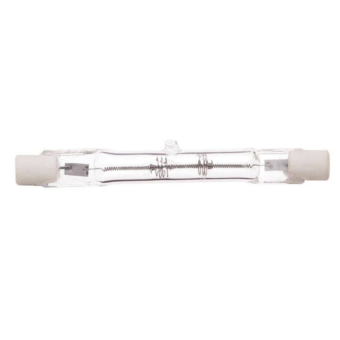 100T3Q/CL/S 78MM 2/CARD 120V , Lamps , SATCO, Clear,Double Ended,Double Ended Halogen,Double Ended Recessed Single Contact,Halogen,T3,Warm White