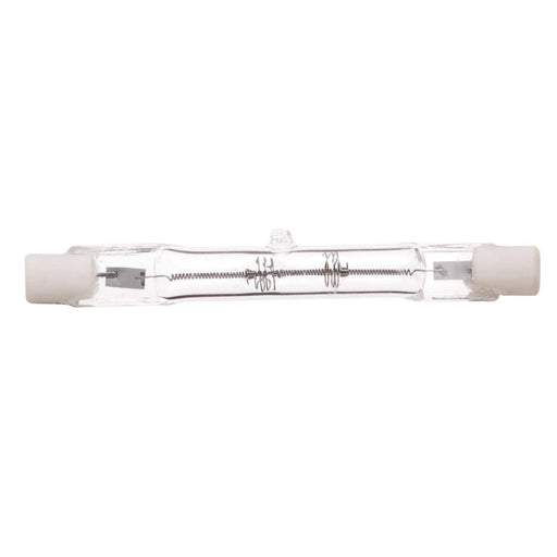 200T3Q/CL/S 78MM CARDED 120V , Lamps , SATCO, Clear,Double Ended,Double Ended Halogen,Double Ended Recessed Single Contact,Halogen,T3,Warm White