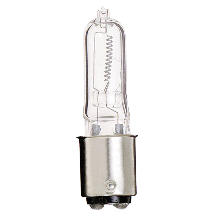 250W Q/CLDC BA15D - CARDED , Lamps , SATCO, Bayonet Double Contact,Clear,Halogen,Single Ended Halogen,T4.5,Warm White