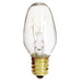 7W C7 CAND CLR , Lamps , SATCO, C7,Candelabra,Candle,Clear,Incandescent,Night Lights & Holiday,Warm White