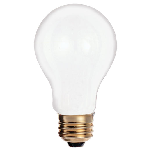 25W A-19 FROSTED 130V , Lamps , SATCO, A19,Frost,General Service,Incandescent,Medium,Type A,Warm White