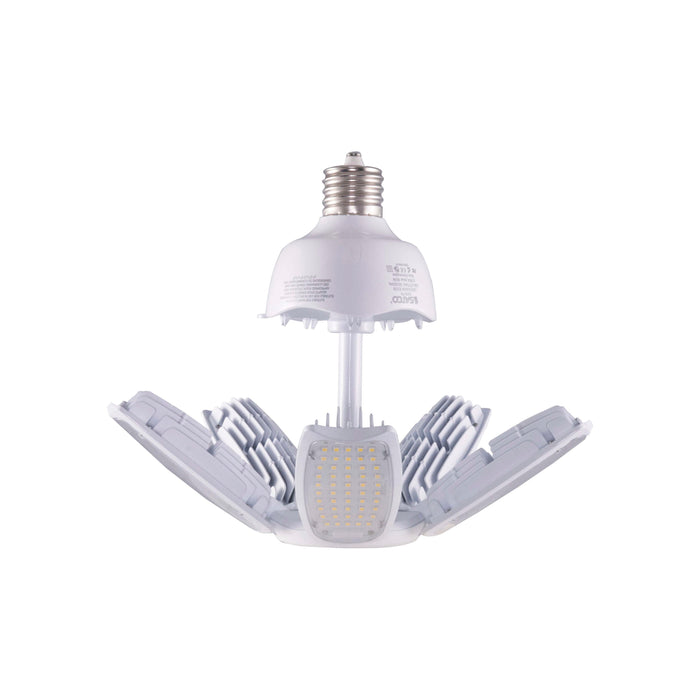 90W/LED/HID/MB-G3/50K/100-277V , Lamps , SATCO, Clear,Corncob,HID Replacements,LED,LED HID,Mogul Extended,Natural Light