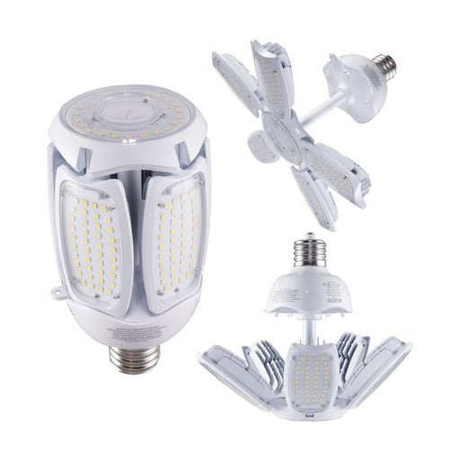 60W/LED/HID/MB-G3/50K/100-277V , Lamps , SATCO, Clear,Corncob,HID Replacements,LED,LED HID,Mogul Extended,Natural Light